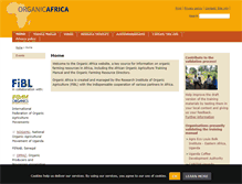 Tablet Screenshot of organic-africa.net